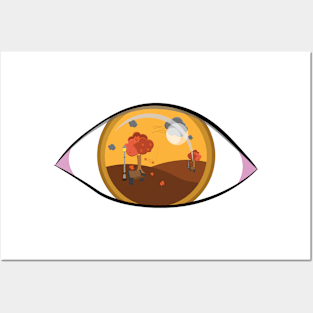 Eye of Autumn Posters and Art